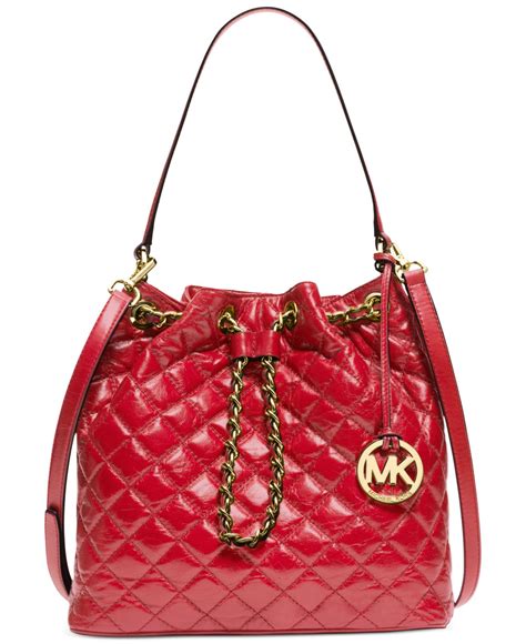 large red michael kors purse|Michael Kors red purses handbags.